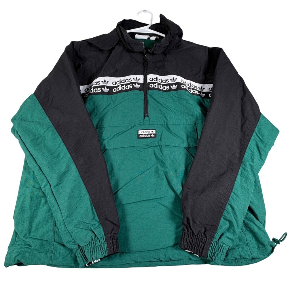 Adidas Originals Mens Colorblock Anorak Windbreaker Jacket Small